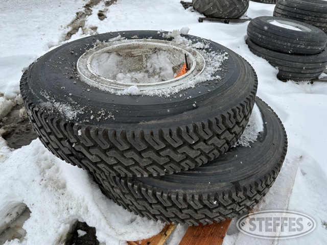 (3) Truck tires to include: